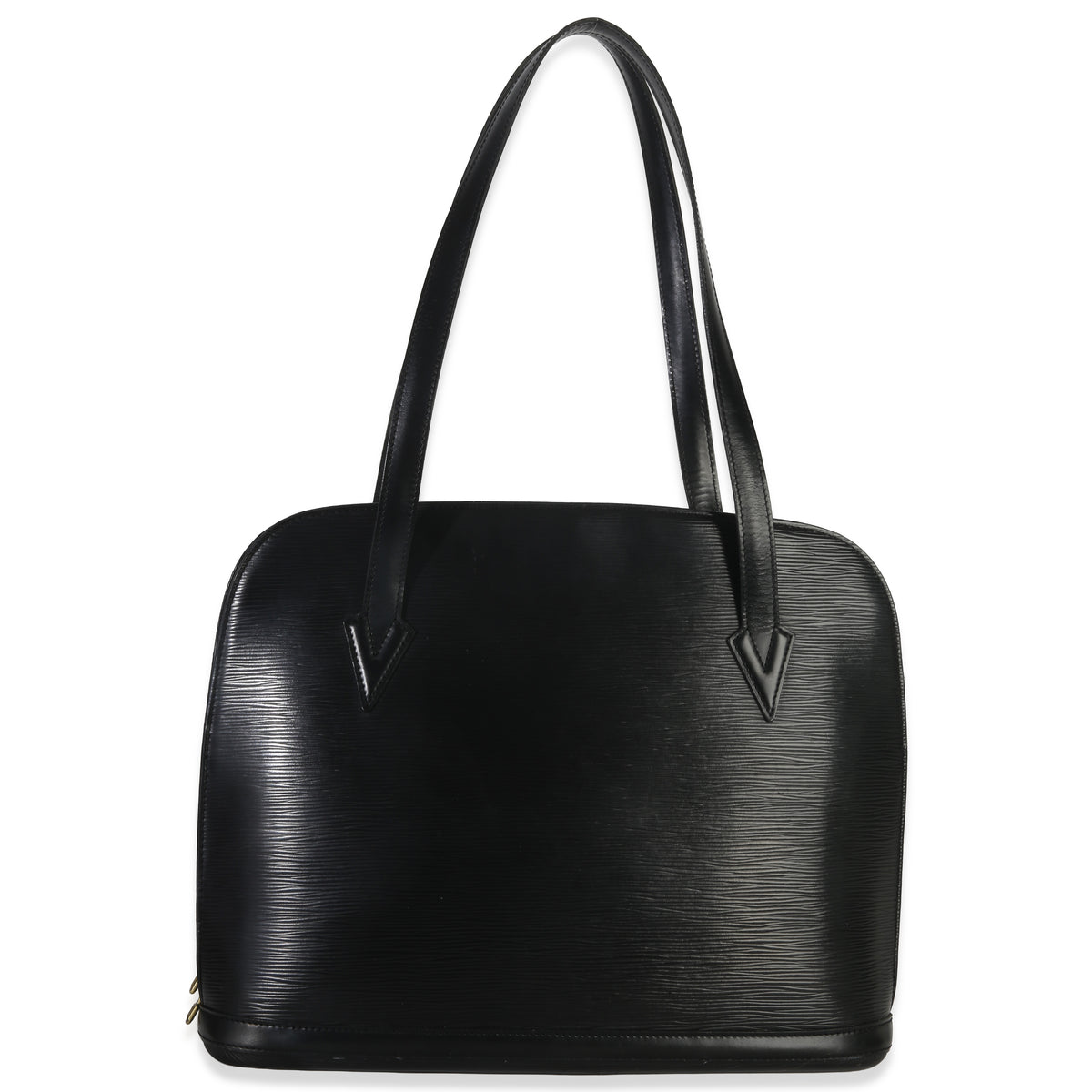 Louis Vuitton Vintage Black Epi Leather Lussac Tote GM Handbag fv