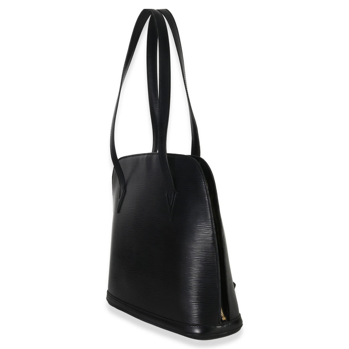 Louis Vuitton Vintage Black Epi Leather Lussac Tote GM Handbag sv