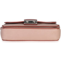 Miu Miu Pink Bicolore Goatskin Madras Chain Shoulder Bag Handbag stamp
