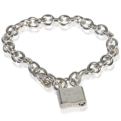 Sterling Silver  1837 Padlock Bracelet