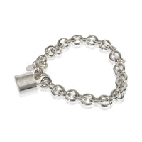 Sterling Silver  1837 Padlock Bracelet