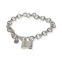 Sterling Silver  1837 Padlock Bracelet