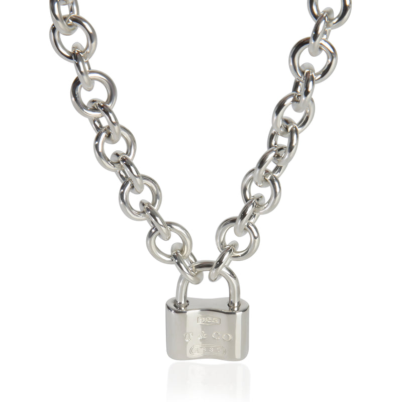 Sterling Silver  1837 Padlock Necklace