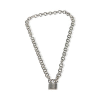 Sterling Silver  1837 Padlock Necklace
