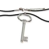Tiffany & Co. Sterling Silver  Large Oval Key Pendant sv