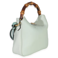 Gucci Mint Green Calfskin Bamboo Small Diana Shoulder Bag Handbag bv