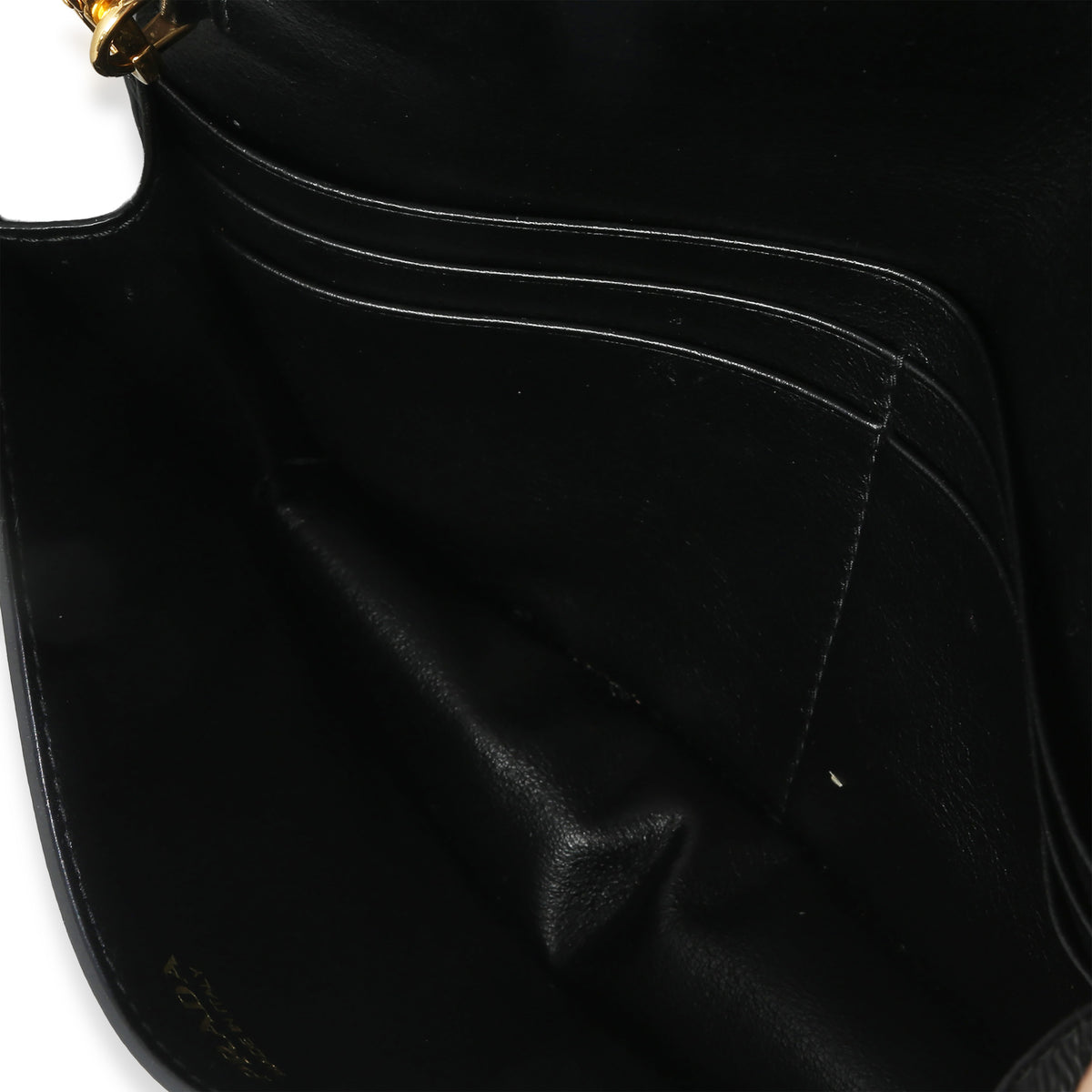 Prada Black Vitello Move Wallet On Chain Handbag ad1