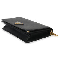 Prada Black Vitello Move Wallet On Chain Handbag box