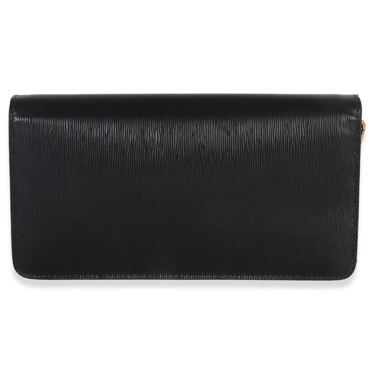 Prada Black Vitello Move Wallet On Chain Handbag bv