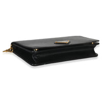 Prada Black Vitello Move Wallet On Chain Handbag clasp