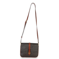 Saint Laurent Brown Canvas Le Monogramme Small Sac Besace Shoulder Bag Handbag av