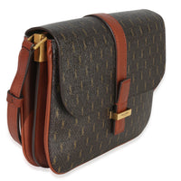 Saint Laurent Brown Canvas Le Monogramme Small Sac Besace Shoulder Bag Handbag pv