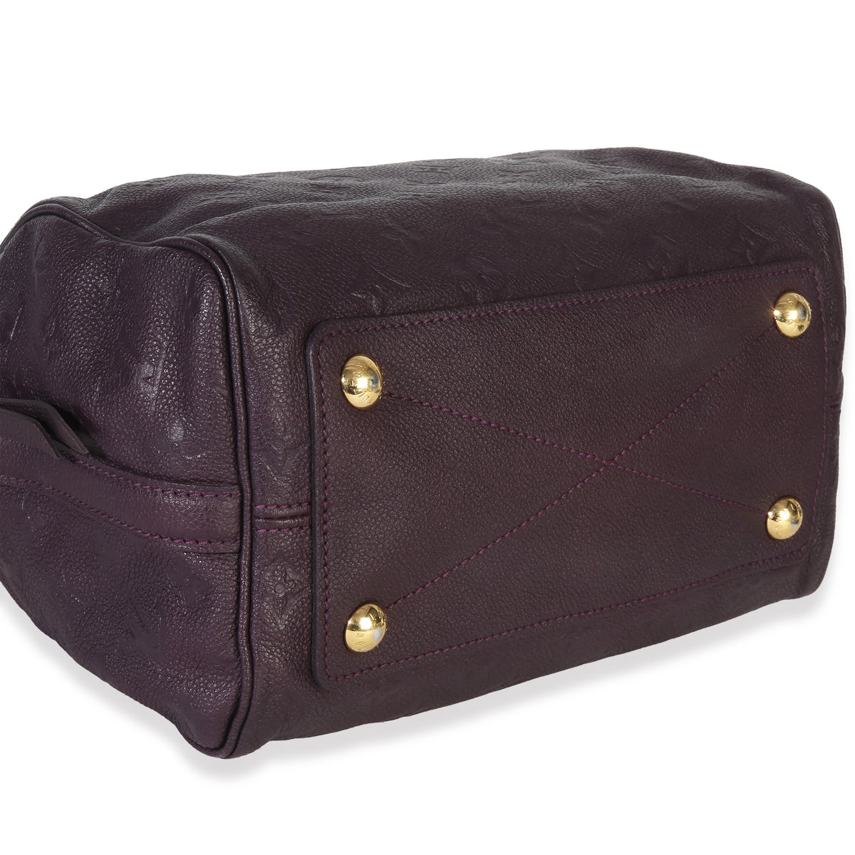 Louis Vuitton Purple Monogram Empreinte Speedy Bandolieure 25 Handbag clasp