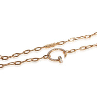 Cartier Rose Gold Diamond Juste Un Clou Necklace clasp