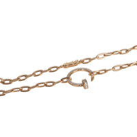 Cartier Rose Gold Diamond Juste Un Clou Necklace sv