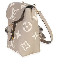 Louis Vuitton Tourterelle Empreinte Giant Monogram Tiny Backpack Handbag sv