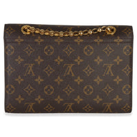 Louis Vuitton Black Taurillon Monogram Canvas Victoire Chain Bag Handbag bv
