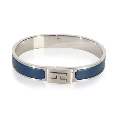 Hermès Matte Jet Bracelet In Bleu Biarritz Bracelet fv