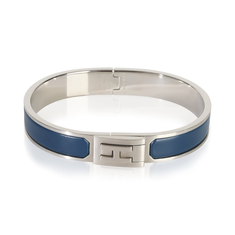 Hermès Matte Jet Bracelet In Bleu Biarritz Bracelet fv