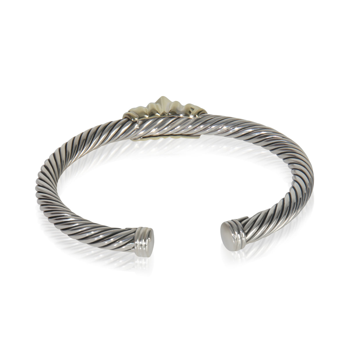 Yellow Gold & Sterling Silver Amethyst and Iolite Renaissance Brace