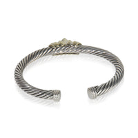 Yellow Gold & Sterling Silver Amethyst and Iolite Renaissance Brace