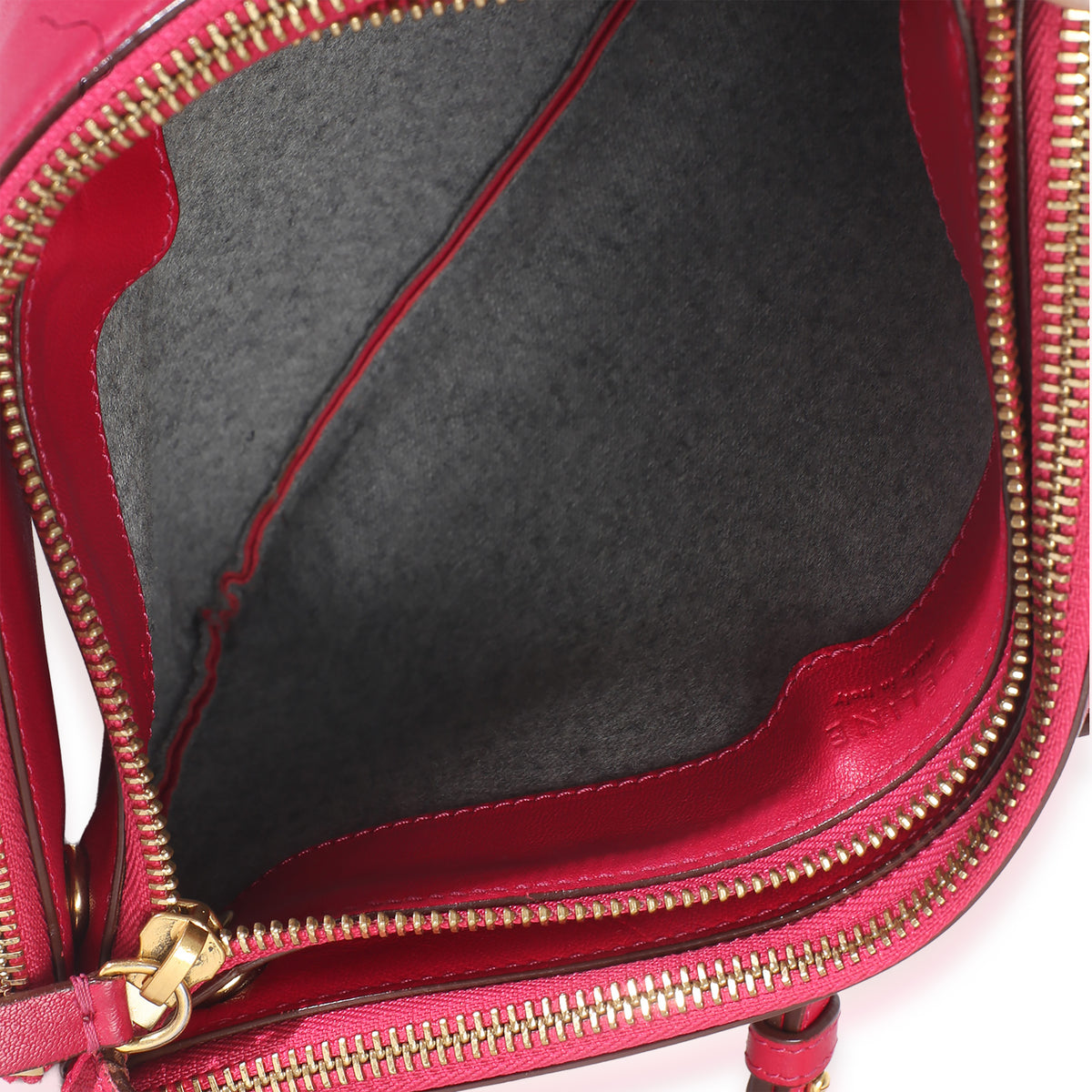 Celine Fuschia Lambskin Large Trio Crossbody Handbag ad1