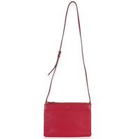 Celine Fuschia Lambskin Large Trio Crossbody Handbag av