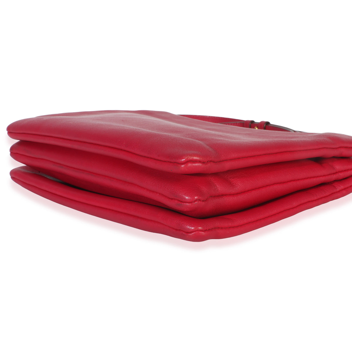 Celine Fuschia Lambskin Large Trio Crossbody Handbag box