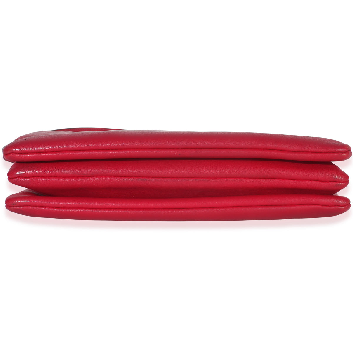 Celine Fuschia Lambskin Large Trio Crossbody Handbag stamp