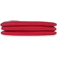 Celine Fuschia Lambskin Large Trio Crossbody Handbag stamp