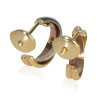 Cartier 3 Tone Gold  Mini Model Trinity Earrings pv