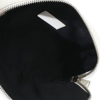Christian Dior X DANIEL ARSHAM White Grained Calfskin Safari Messenger Handbag ad1