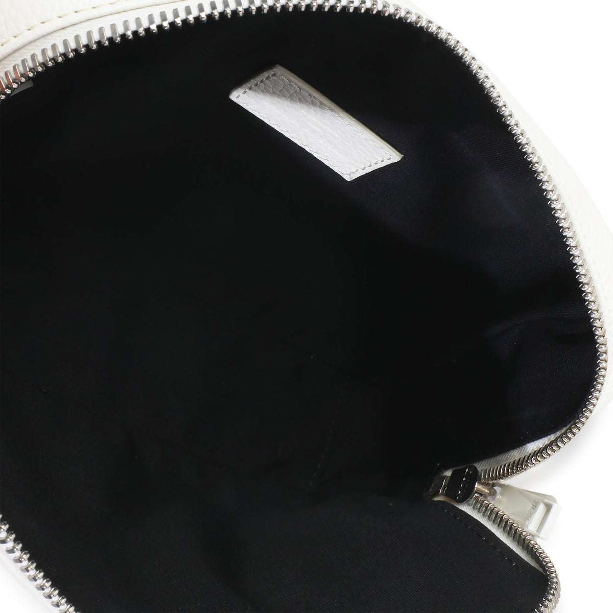Christian Dior X DANIEL ARSHAM White Grained Calfskin Safari Messenger Handbag ad1