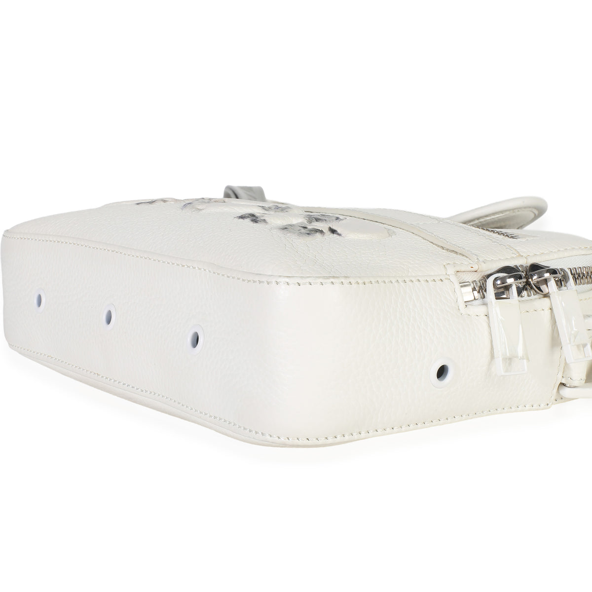 Christian Dior X DANIEL ARSHAM White Grained Calfskin Safari Messenger Handbag box