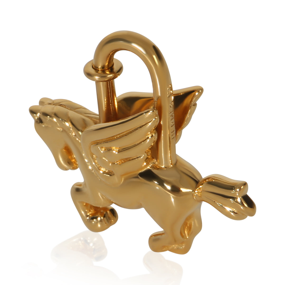 Hermès Gold Plated  Pegasus Cadena Lock sv
