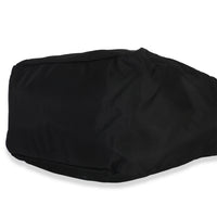Prada Black Tessuto Saffiano Leather Large Weekender Tote Handbag box