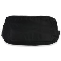 Prada Black Tessuto Saffiano Leather Large Weekender Tote Handbag stamp