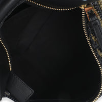 Loewe Anise Olive Raffia Calfskin Small Puzzle Bag Handbag av