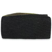 Loewe Anise Olive Raffia Calfskin Small Puzzle Bag Handbag stamp
