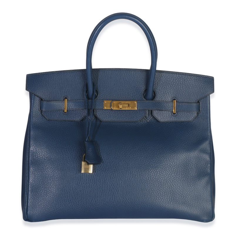 Bleu Saphir Ardennes Birkin 35 GHW