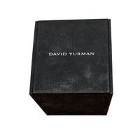 David Yurman Sterling Silver  Large Cable Hoop Earrings box