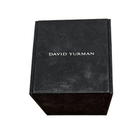 David Yurman Sterling Silver  Large Cable Hoop Earrings box