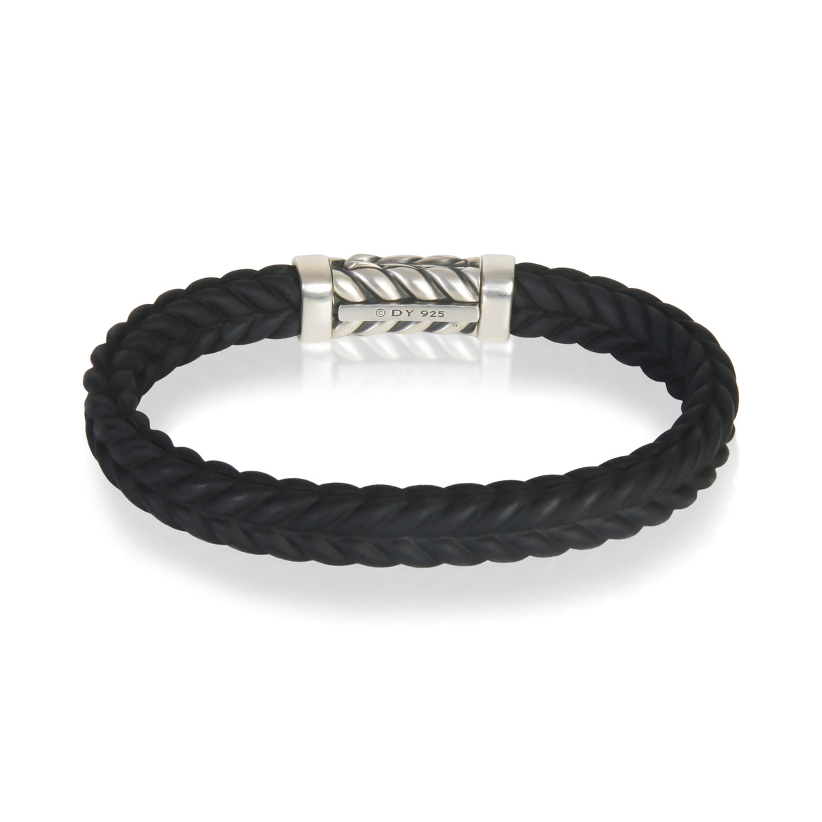 David Yurman Sterling Silver  Chevron Bracelet pv
