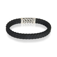 David Yurman Sterling Silver  Chevron Bracelet pv