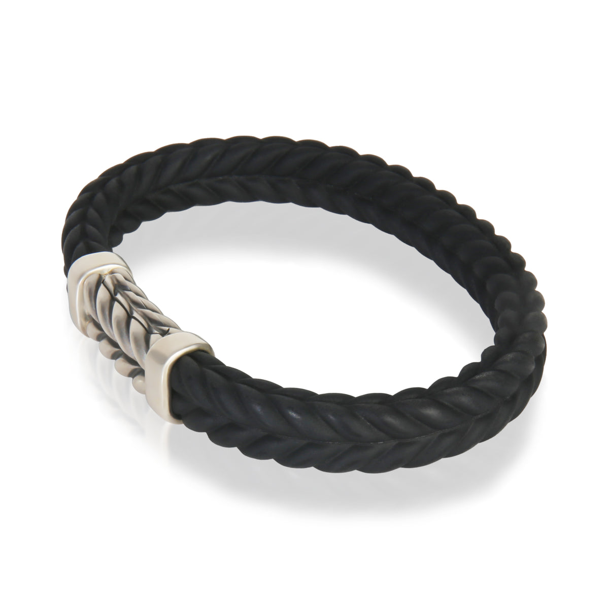 David Yurman Sterling Silver  Chevron Bracelet sv