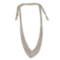Tiffany & Co. Sterling Silver  Elsa Peretti Mesh Bib Necklace sv