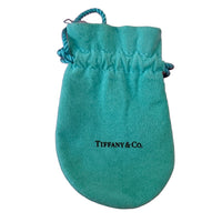 Tiffany & Co. Sterling Silver Diamond Elsa Peretti Mesh Earrings box