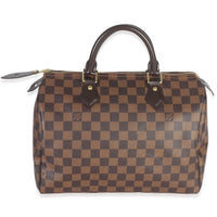 Damier Ebene Canvas Speedy 30