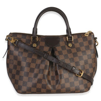 Louis Vuitton Damier Ebene Canvas Siena PM Handbag bv