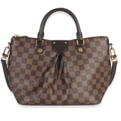 Louis Vuitton Damier Ebene Canvas Siena PM Handbag fv